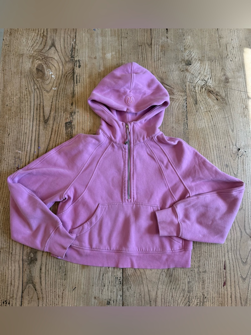 Lululemon Scuba Oversized Half-Zip Hoodie Dahlia Mauve XS/S